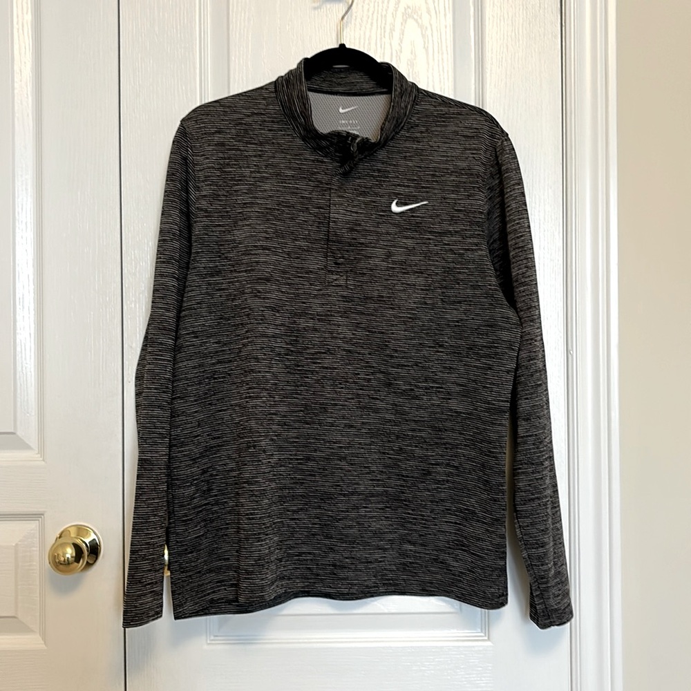 Men's Dri-Fit Victory Stripe 1/4 Zip Pullover